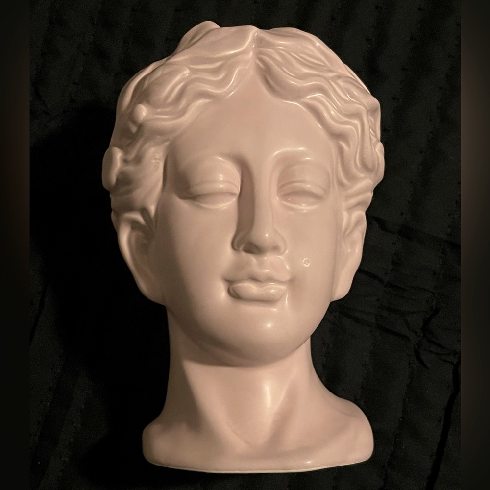 Goddess head planter